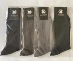 NOUTOMI 野富 ノウトミ メンズ ビジネスソックス 4足セット