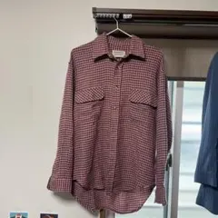 ADAMSON ウールチェックシャツ