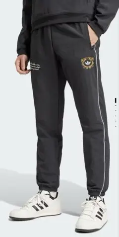 adidas アディダス オリジナルス 刺繍 ナイロンパンツ ジャージ XL