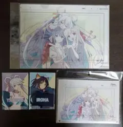 超かぐや姫！　ラフ原画アクリルパネル、クリアファイルセット
