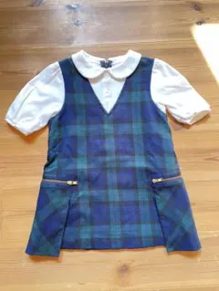 GREEN LABEL RELAXING チェックワンピース 85cm