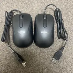FUJITSU マウス本体 M520 MA106U 有線 - メルカリ
