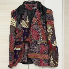 DRESSCAMP 花柄ダウンベスト 赤黒レア定価7万円 - メルカリ