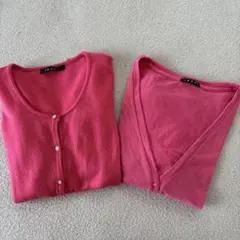 INGNI イング長袖カーディガン2枚セット　ピンク