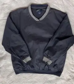 GLEN ECHO（グレンエコー） Vネック ナイロンプルオーバー　90s L