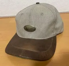 NIKE GOLF レザー切替キャップ メタルスウッシュ 本革 00s Y2K