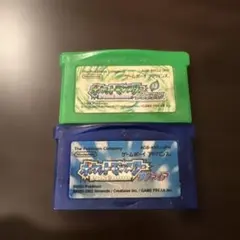 コ*チ様 ポケットモンスター リーフグリーン・サファイア2本セット 