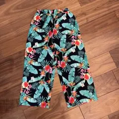 SHEIN キッズ　11-12Y ボタニカル　柄パンツ