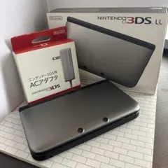 箱付美品 Newニンテンドー 3DS LL シルバーブラック