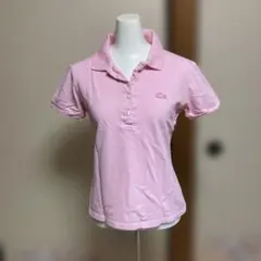 Lacoste ピンク 半袖ポロシャツ