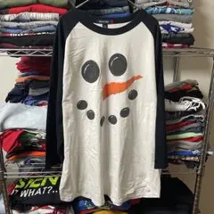 00sヴィンテージXLアニメキャラクター七分長袖tシャツUSA直輸入メンズ古着