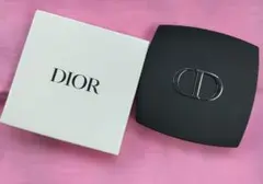 Dior コンパクトミラー 箱付きノベルティ マットブラック 未使用美品