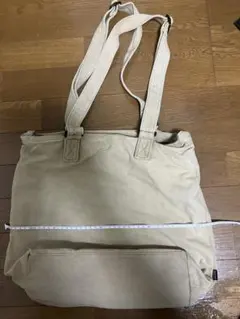 オリーブグリーン　トートバッグ 大きめ