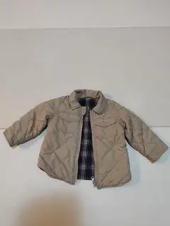 無印良品 リバーシブル キルティングジャケット 80cm