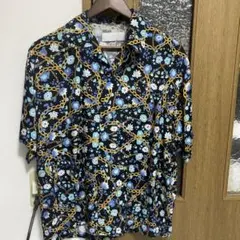 NEONSIGN 花柄 チェーン 半袖シャツのサムネイル