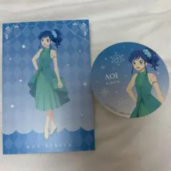 アイカツ 霧矢あおい コースター ポストカード