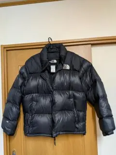 ★ビンテージ　ザノースフェイス　ヌプシ　肉厚ダウン　黒　フード　700F