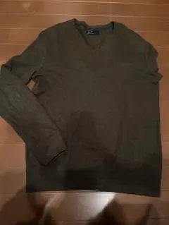 GAP オリーブグリーン Vネックニット XS