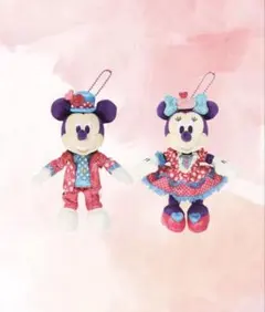 ミッキー　ミニー　ぬいぐるみバッジ　ディズニー　パルパルーザ