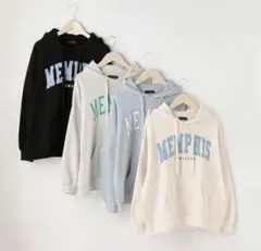 ラブトキシック　プリントロゴ　メンフィス フード付きトレーナー　160 150