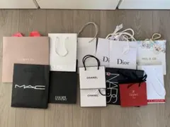 デパコス　ショップ袋　まとめ売り　13点　セット　DIOR シャネル　Mac