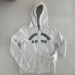 Abercrombie & Fitch フード付きパーカー M ホワイト
