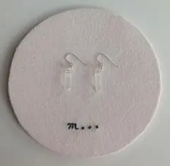 ピアス クリスタル レクタングルのサムネイル