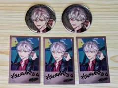 にじさんじ にじフェス 缶バッジ VACHSS ランダムチェキ風カード 葛葉