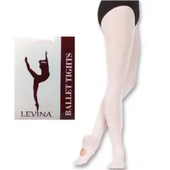 【新品1個】バレエタイツ LEVINA ヨーロピアンピンク S/M160cm以下のサムネイル