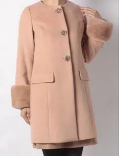 31Sonsdemode ビジューロングコート