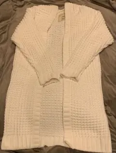 gelato pique 白 ロング　カーディガン　ジェラピケ