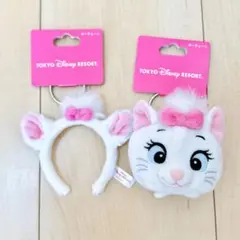 【新品/未使用】TDR ディズニー キーチェーン 帽子 カチューシャ マリー