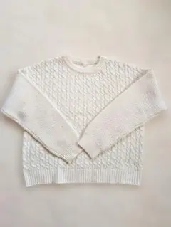 GU ミニケーブルセーター サイズL