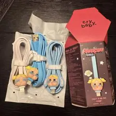 【正規品】Powerpuff Girls Lightningケーブル 3本セット