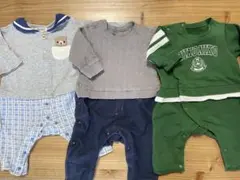 ロンパース　60-70㎝ 男の子 服 秋 冬