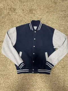 PRO CLUBスエットスタジャン M ネイビー/グレーのサムネイル