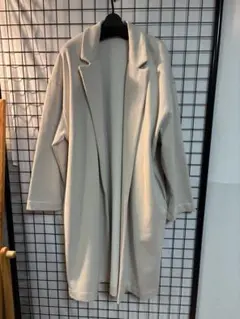 ZARA 薄ベージュ ロングコート L