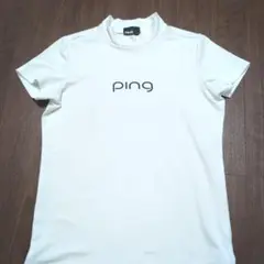 PING モックネック　M ホワイト