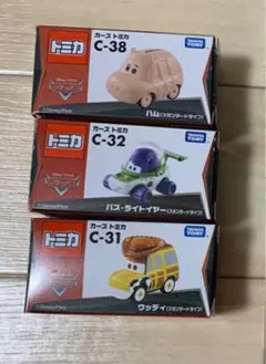 カーズトミカ　C-31 ウッディ　C-32 バズ・ライトイヤー　C-38 ハム カーズトミカ C-31 ウッディ C-32 バズ・ライトイヤー C-38 ハム