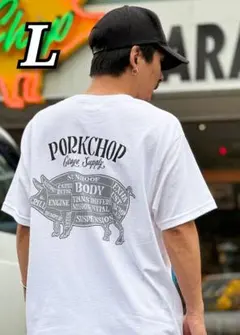 L PORKCHOP PORK BACK TEE SAND キムタク 木村拓哉 - メルカリ