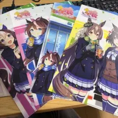 ウマ娘 ファミリーマート コラボ クリアファイル4枚