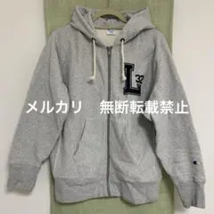 Champion リバースウィーブ 青タグ復刻 パーカー グレー L