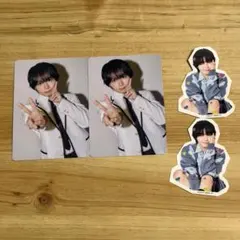 なにわ男子　HARD WORK 大西流星トレカ　フレークシールセット