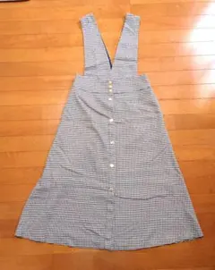 ZARA ジャンパースカート　チェック　ワンピース