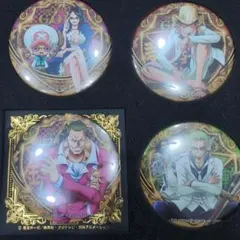 ONE PIECE FILM GOLD 缶バッジ 4個セット