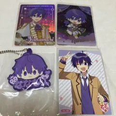 すとぷり　ななもり。くん　カード&ラバーマスコット　4点セット