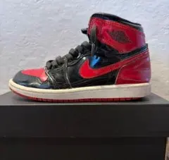 JORDAN 1 RETRO HIGH OG ブラック/レッド 19cm