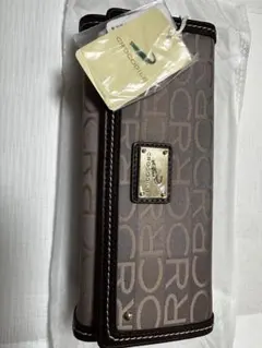 Crocodile ロゴ入り長財布 ブラウンのサムネイル