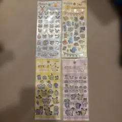 ポケモンプチプチシール3,4 ポケピース　キラキラシール