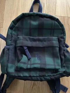 POLO チェック柄リュック(キッズ)